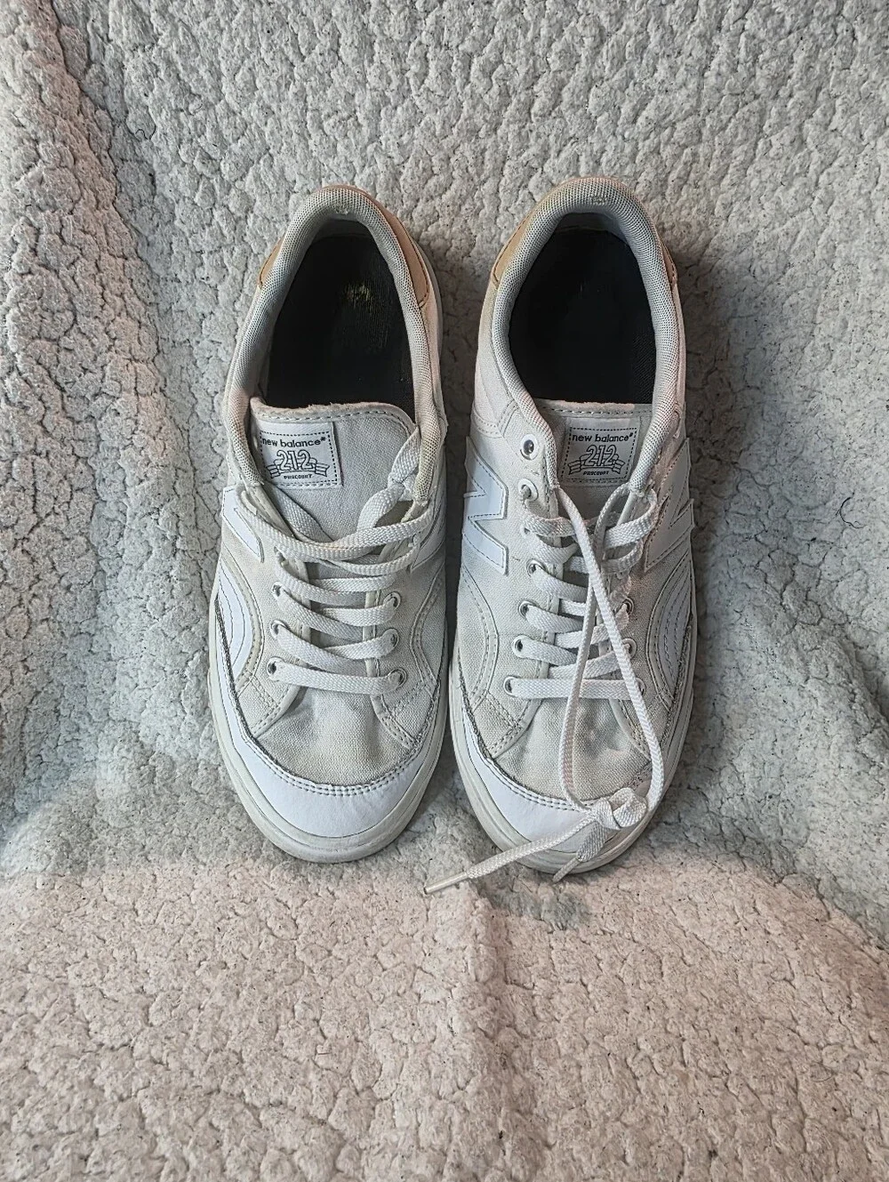 New Balance Numeric 212 Pro Court NM212NTT White Canvas Mens Shoes Size 10